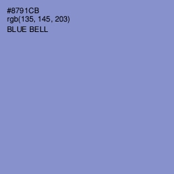 #8791CB - Blue Bell Color Image